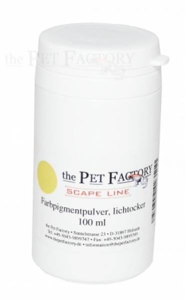 Farbpigmentpulver, licht ocker, 100 ml